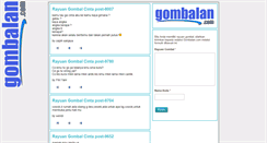 Desktop Screenshot of gombalan.com